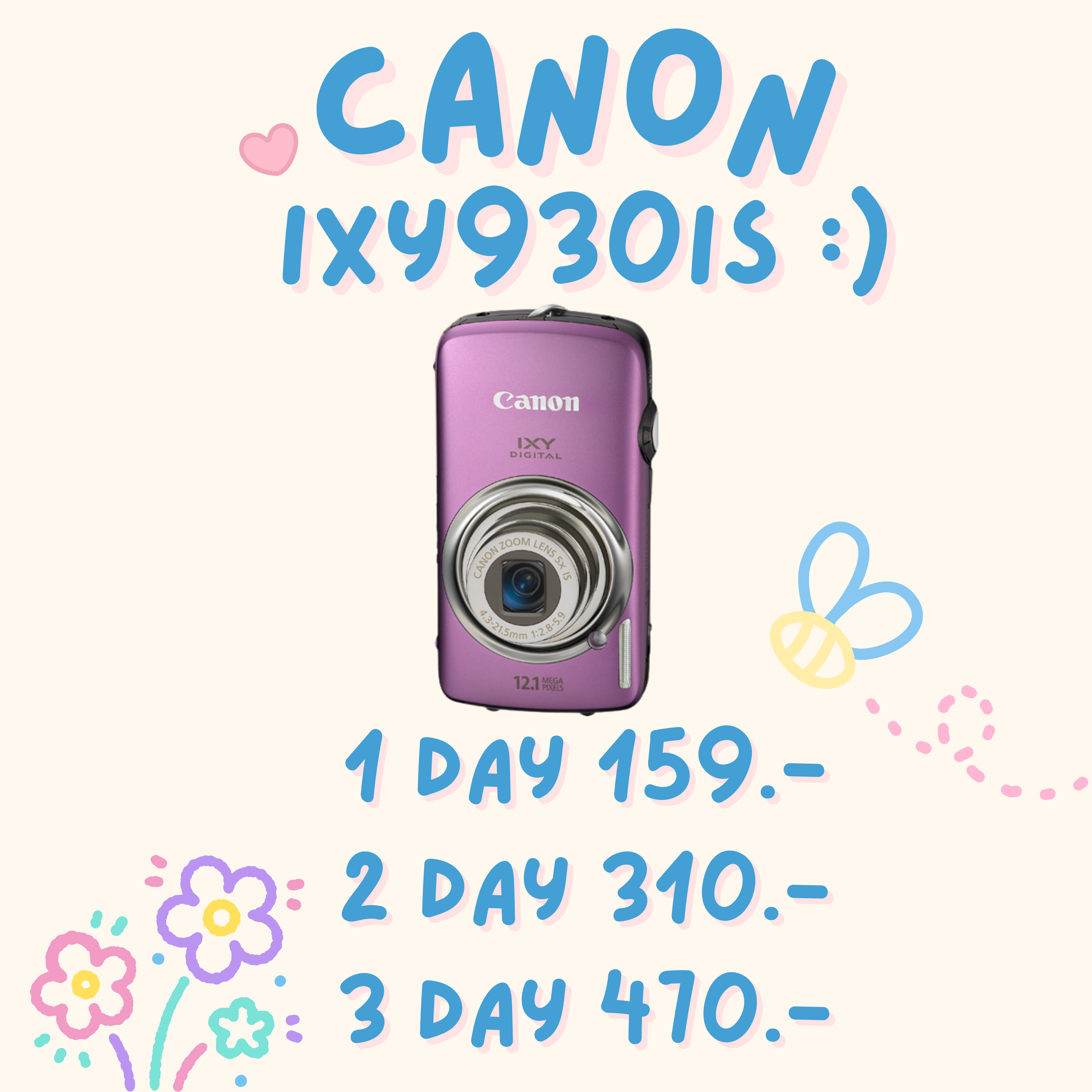 Canon IXY930IS สีม่วง