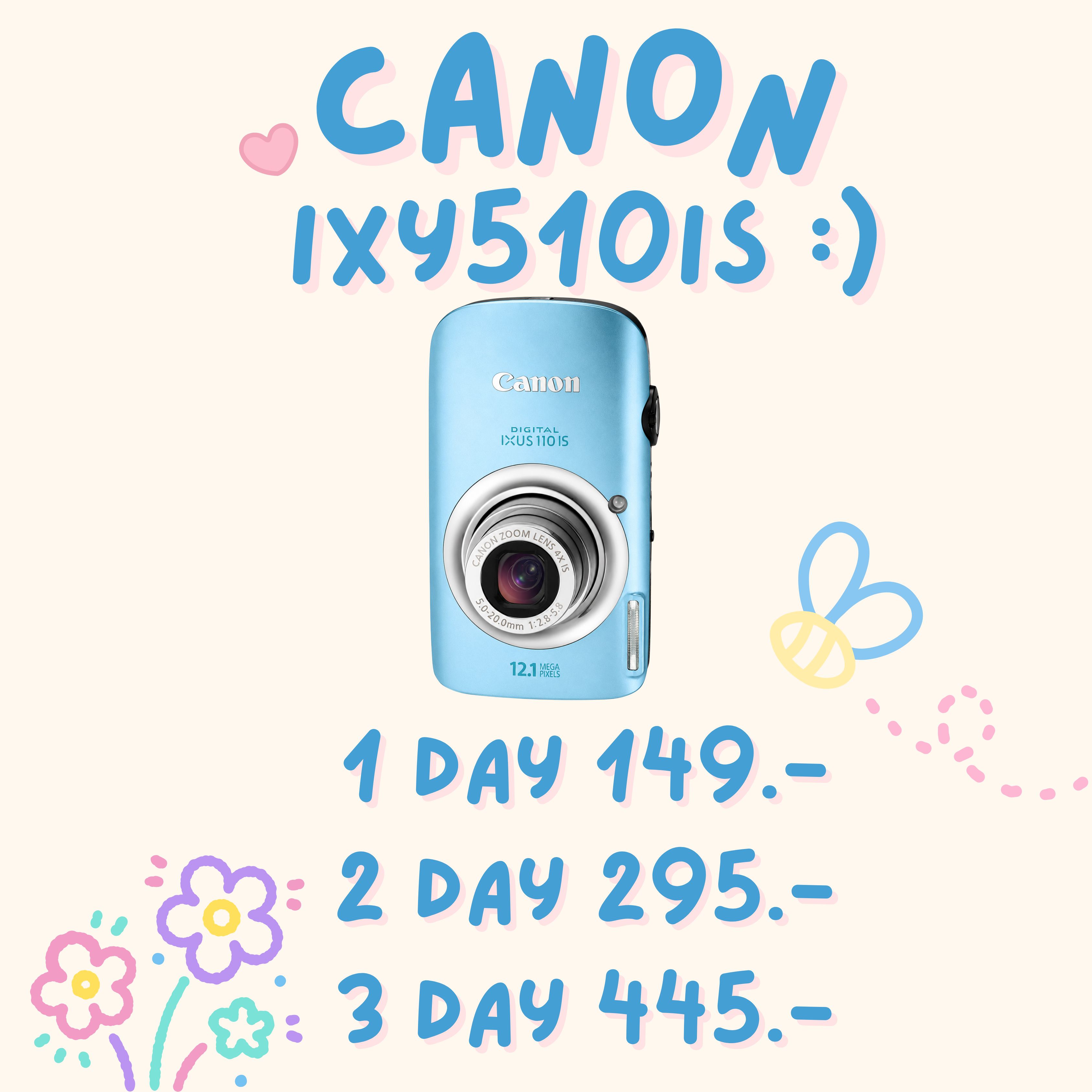 Canon IXY510IS (สีฟ้า🩵)