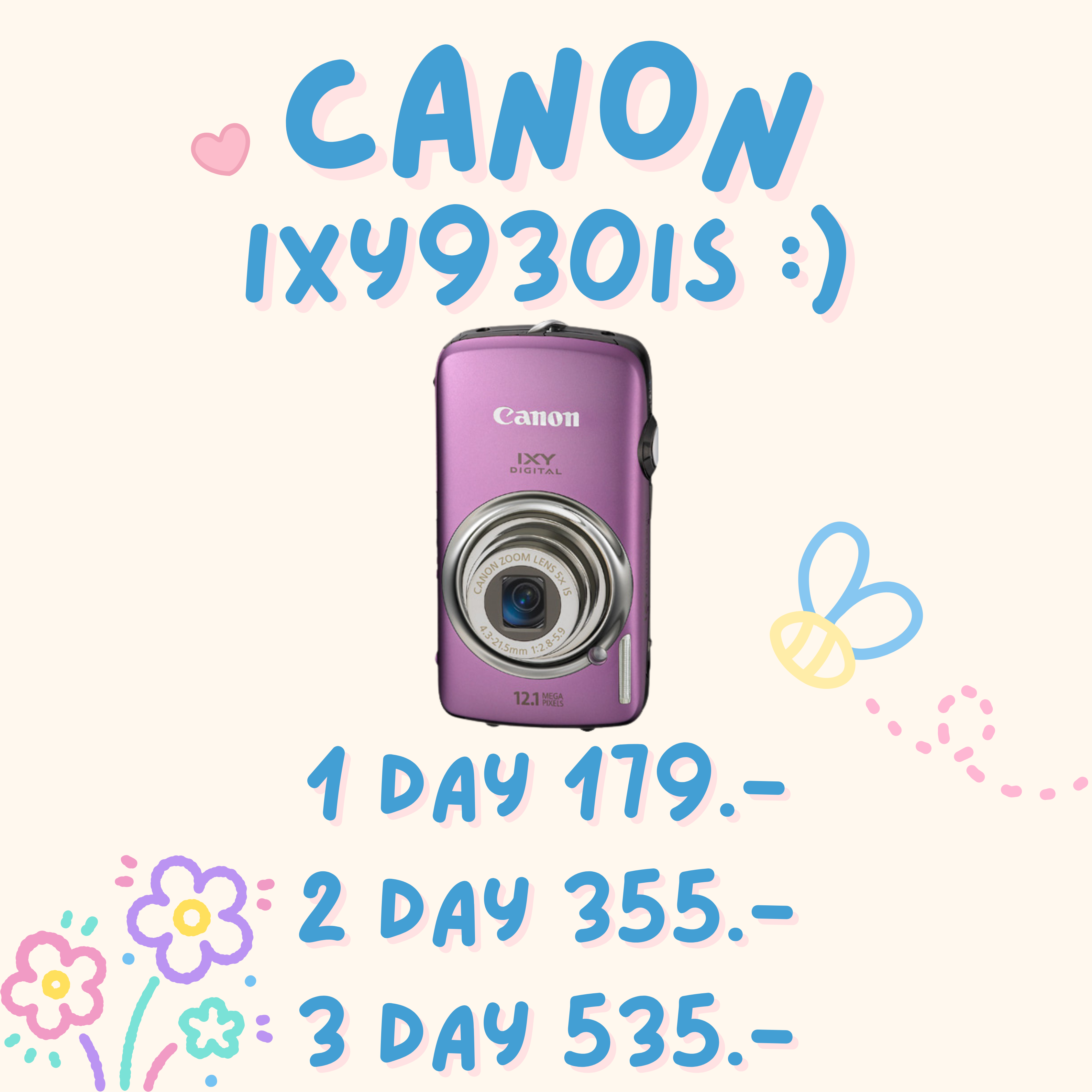 Canon IXY930IS (สีม่วง💜)
